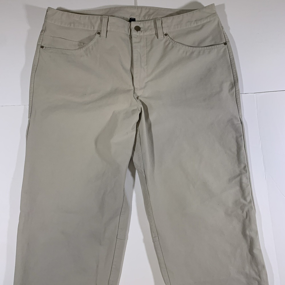 Lululemon Pants Mens 36x28‎ ABC Crop Pant Relaxed Utilitech Brown Tan Khaki - Picture 4 of 12